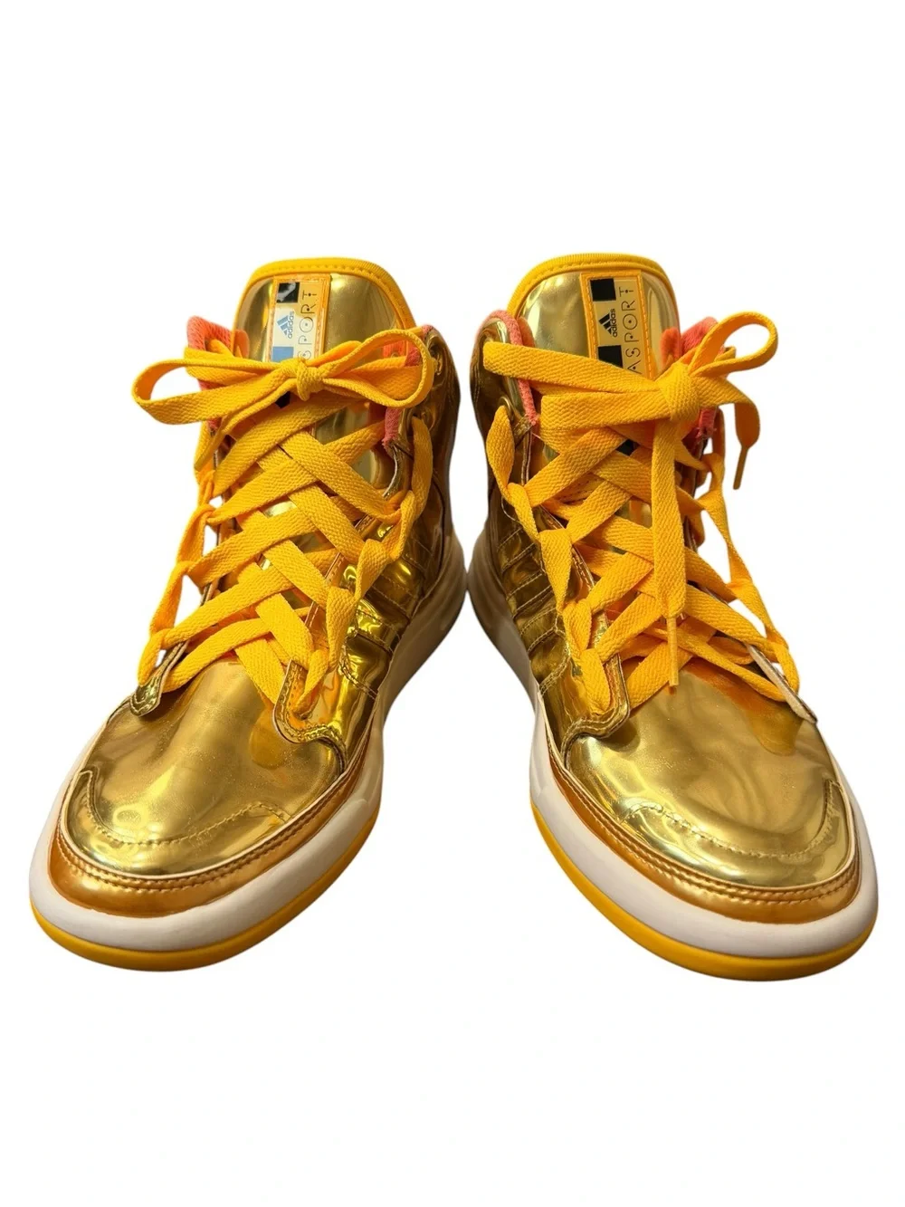 Adidas StellaSport Gold Sample Sneakers Sz 7